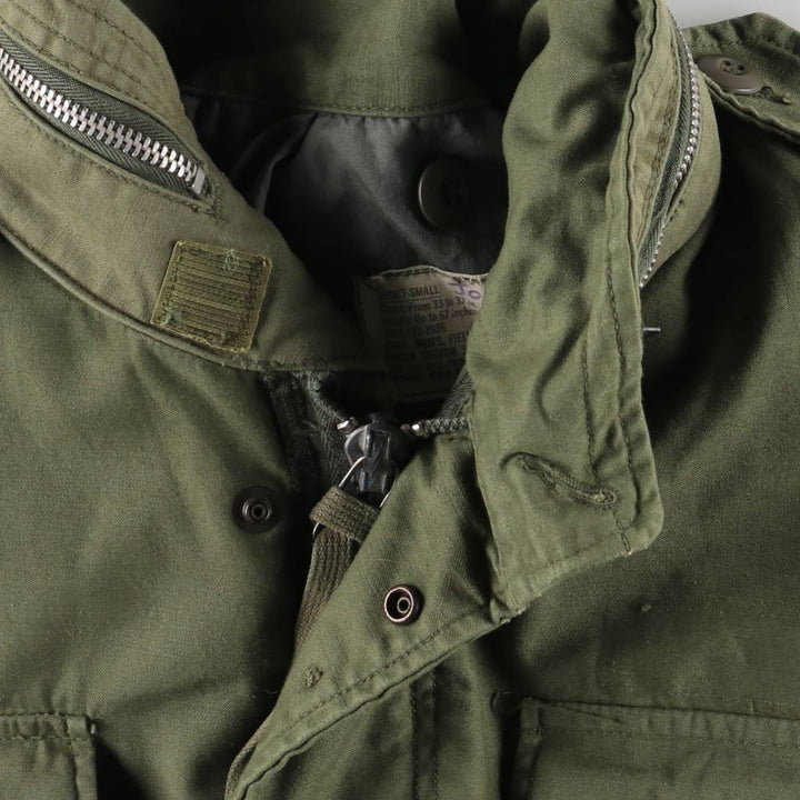 1960'S US Military M-65 2nd Class Military Field Jacket, Made in USA, Short-Small, Men's Size Small, Vintage unclear Khaki type Vintage Second Hand