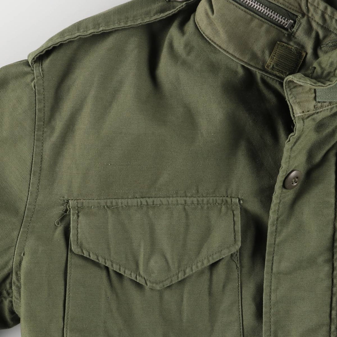 1960'S US Military M-65 2nd Class Military Field Jacket, Made in USA, Short-Small, Men's Size Small, Vintage unclear Khaki type Vintage Second Hand