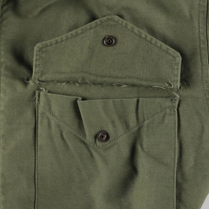 1960'S US Military M-65 2nd Class Military Field Jacket, Made in USA, Short-Small, Men's Size Small, Vintage unclear Khaki type Vintage Second Hand