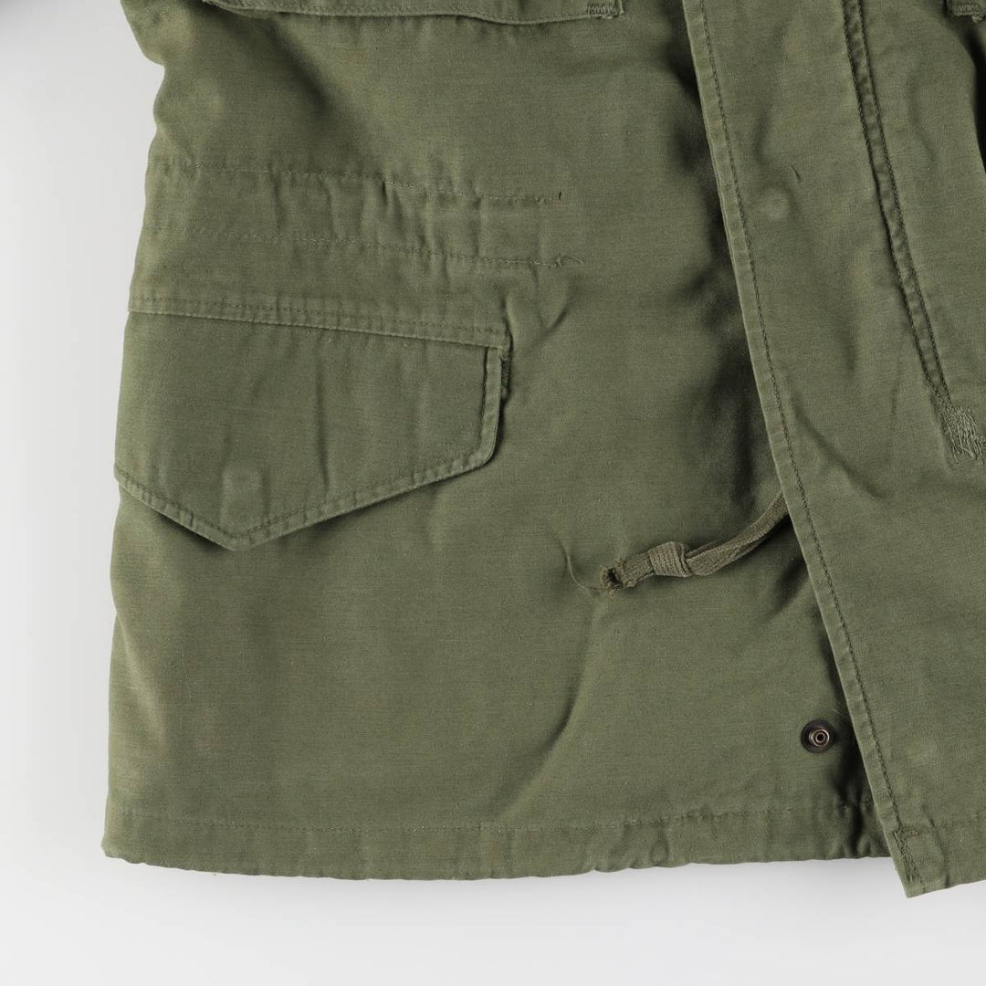 1960'S US Military M-65 2nd Class Military Field Jacket, Made in USA, Short-Small, Men's Size Small, Vintage unclear Khaki type Vintage Second Hand