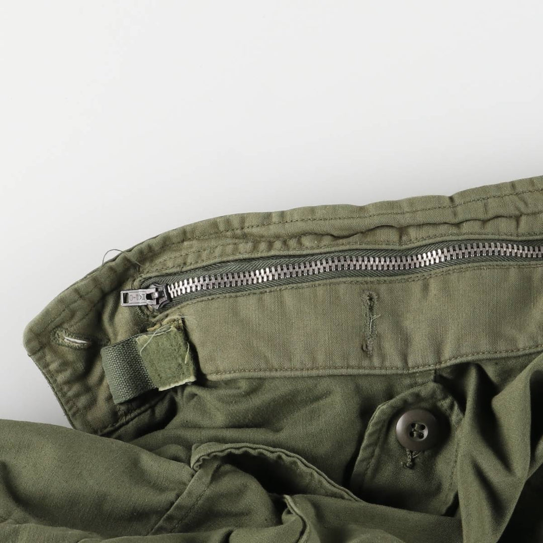 1960'S US Military M-65 2nd Class Military Field Jacket, Made in USA, Short-Small, Men's Size Small, Vintage unclear Khaki type Vintage Second Hand