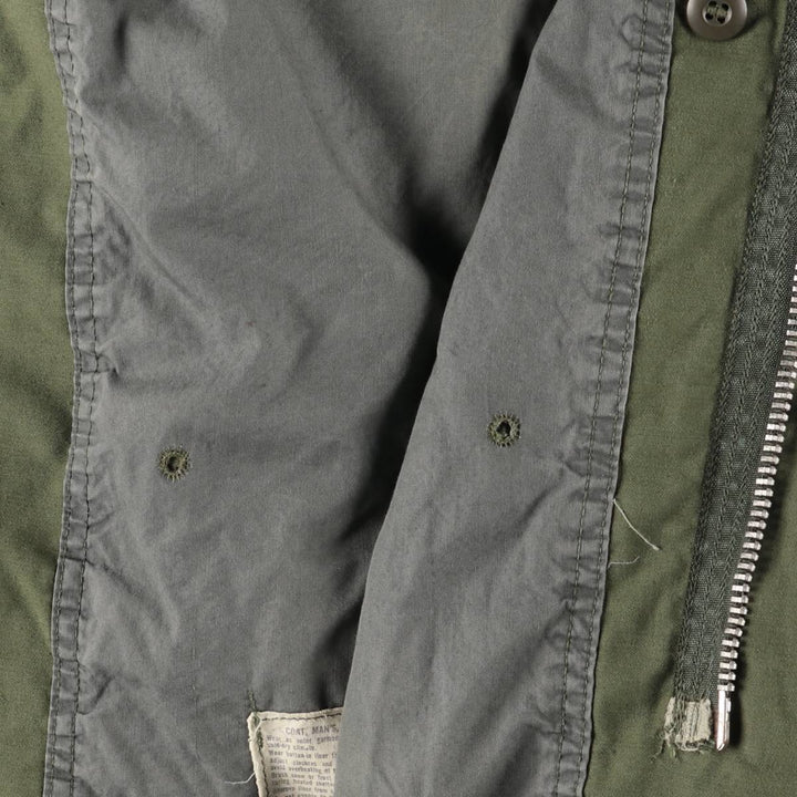 1960'S US Military M-65 2nd Class Military Field Jacket, Made in USA, Short-Small, Men's Size Small, Vintage unclear Khaki type Vintage Second Hand