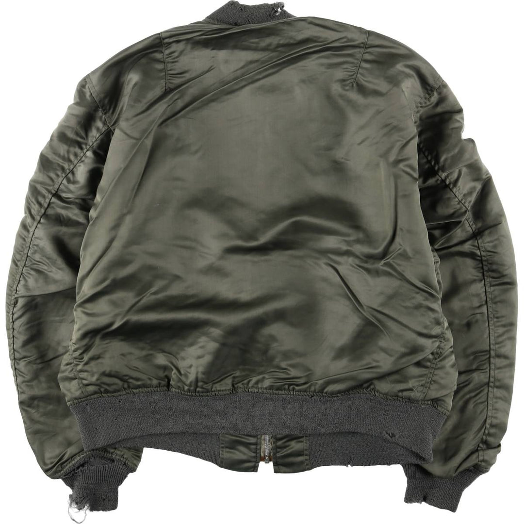 Vintage US Army L-2B Military Flight Jacket, Large, Men's Size L unclear Khaki type Vintage Second Hand