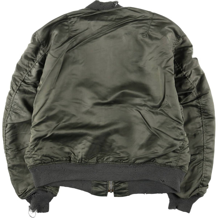 Vintage US Army L-2B Military Flight Jacket, Large, Men's Size L unclear Khaki type Vintage Second Hand