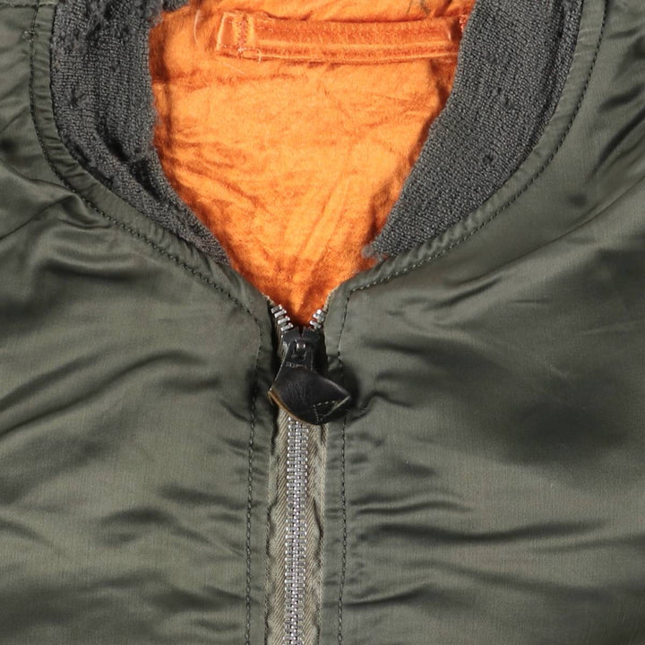 Vintage US Army L-2B Military Flight Jacket, Large, Men's Size L unclear Khaki type Vintage Second Hand