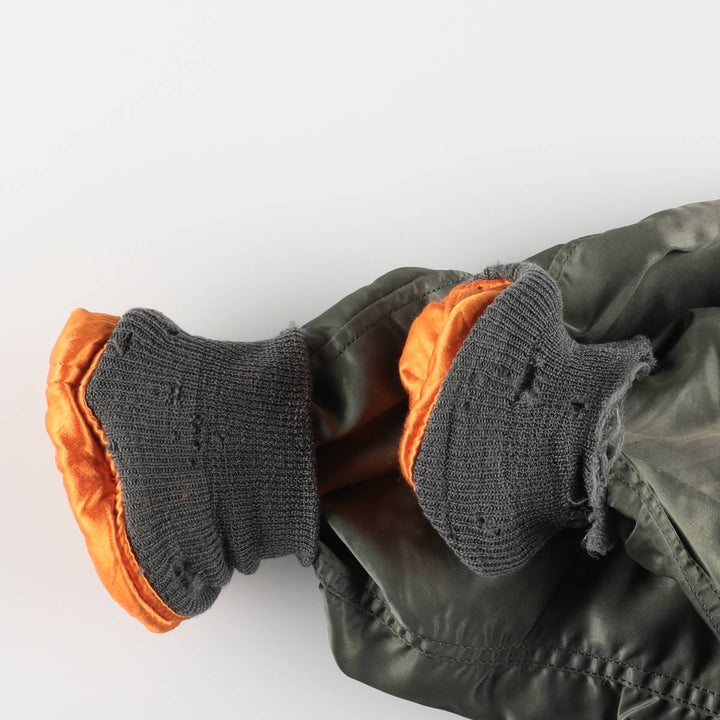 Vintage US Army L-2B Military Flight Jacket, Large, Men's Size L unclear Khaki type Vintage Second Hand