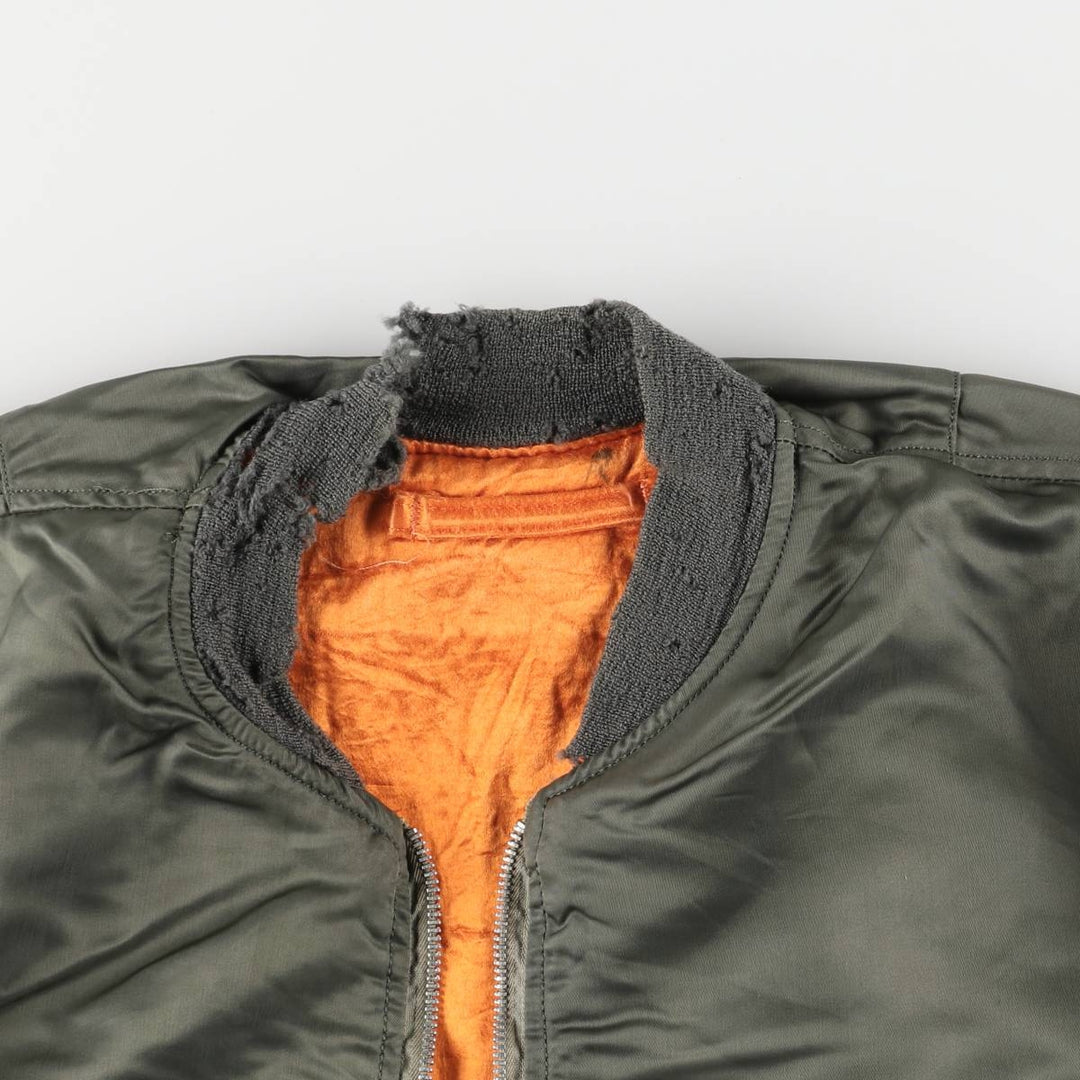 Vintage US Army L-2B Military Flight Jacket, Large, Men's Size L unclear Khaki type Vintage Second Hand