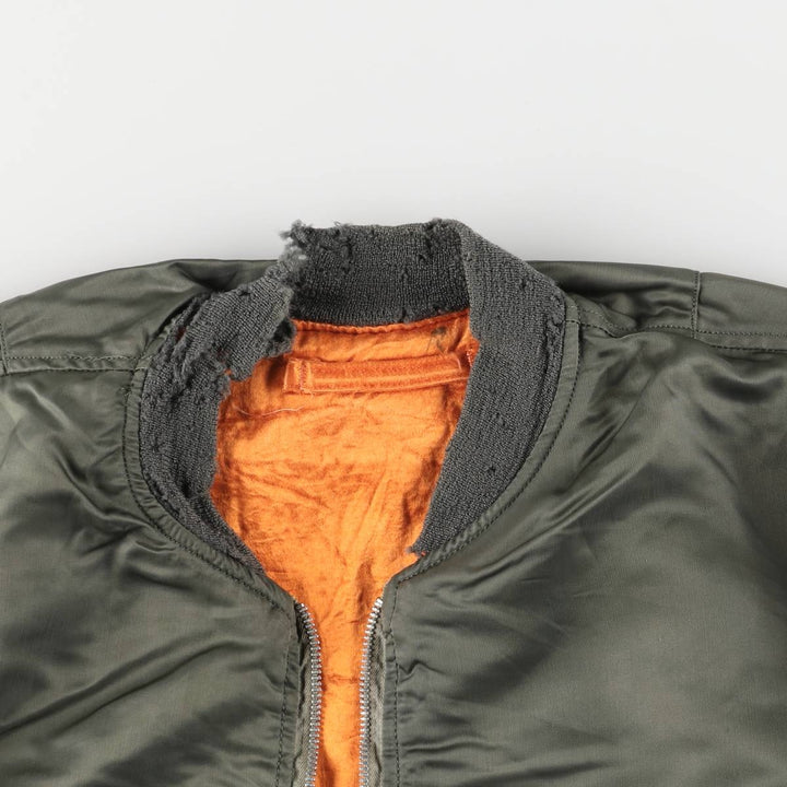 Vintage US Army L-2B Military Flight Jacket, Large, Men's Size L unclear Khaki type Vintage Second Hand