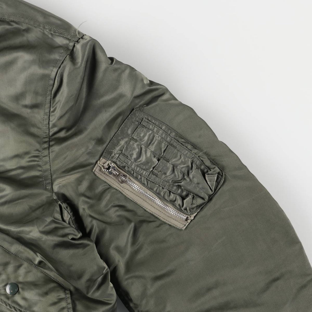 Vintage US Army L-2B Military Flight Jacket, Large, Men's Size L unclear Khaki type Vintage Second Hand