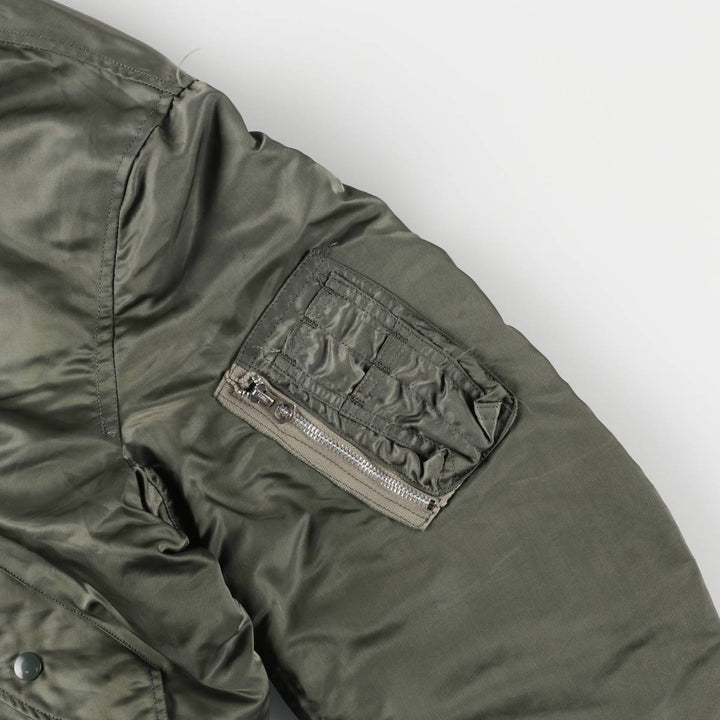 Vintage US Army L-2B Military Flight Jacket, Large, Men's Size L unclear Khaki type Vintage Second Hand