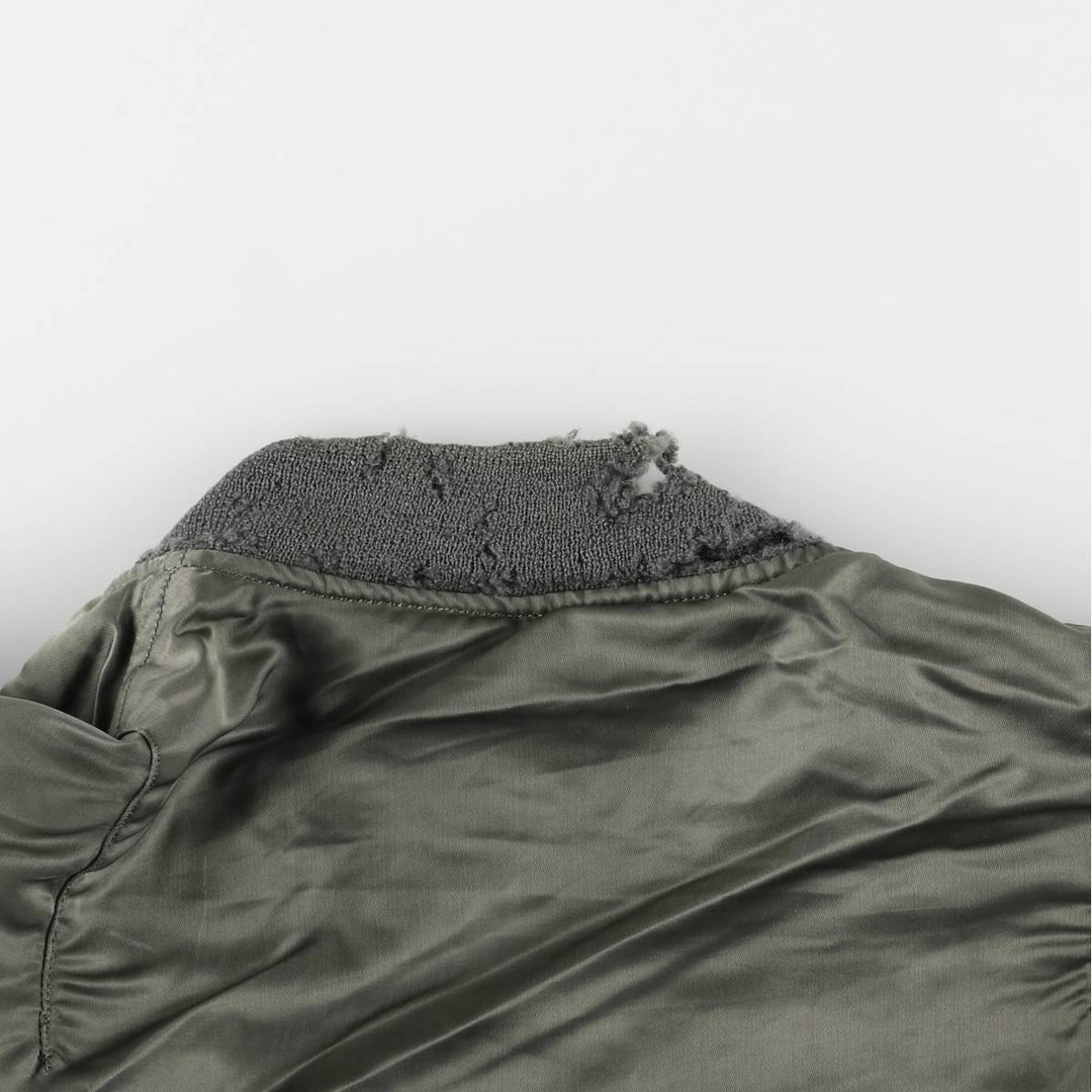 Vintage US Army L-2B Military Flight Jacket, Large, Men's Size L unclear Khaki type Vintage Second Hand