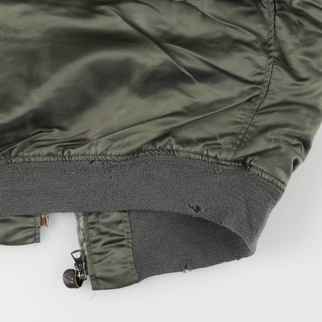 Vintage US Army L-2B Military Flight Jacket, Large, Men's Size L unclear Khaki type Vintage Second Hand