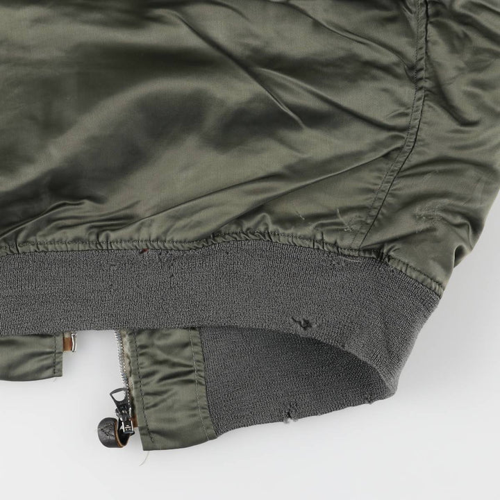 Vintage US Army L-2B Military Flight Jacket, Large, Men's Size L unclear Khaki type Vintage Second Hand