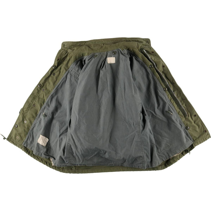 Vintage 1970'S US Army M-65 2nd Class Military Field Jacket, Men's Size Medium unclear Khaki type Vintage Second Hand