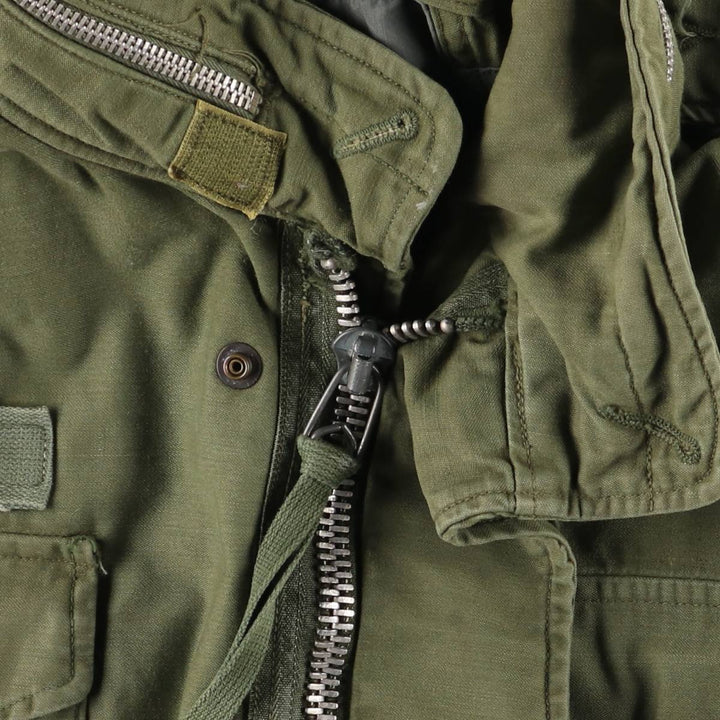 Vintage 1970'S US Army M-65 2nd Class Military Field Jacket, Men's Size Medium unclear Khaki type Vintage Second Hand