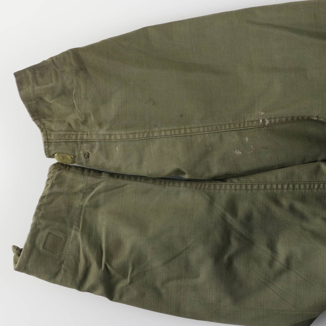 Vintage 1970'S US Army M-65 2nd Class Military Field Jacket, Men's Size Medium unclear Khaki type Vintage Second Hand