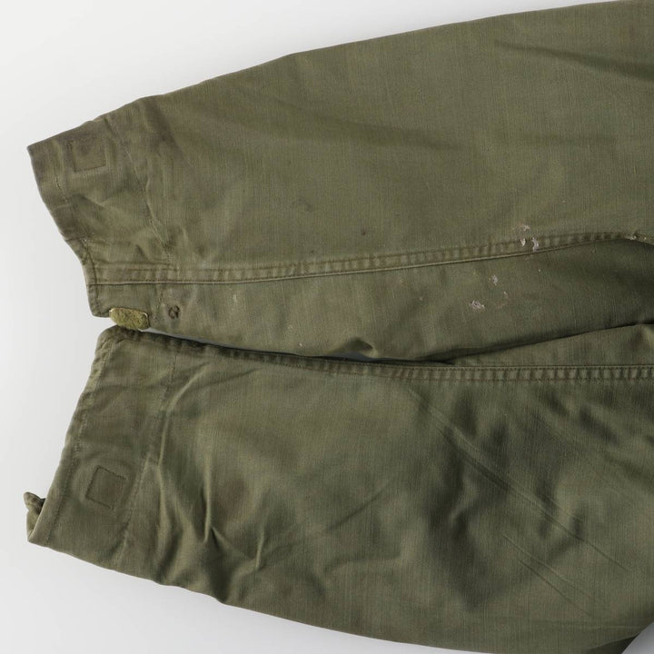 Vintage 1970'S US Army M-65 2nd Class Military Field Jacket, Men's Size Medium unclear Khaki type Vintage Second Hand