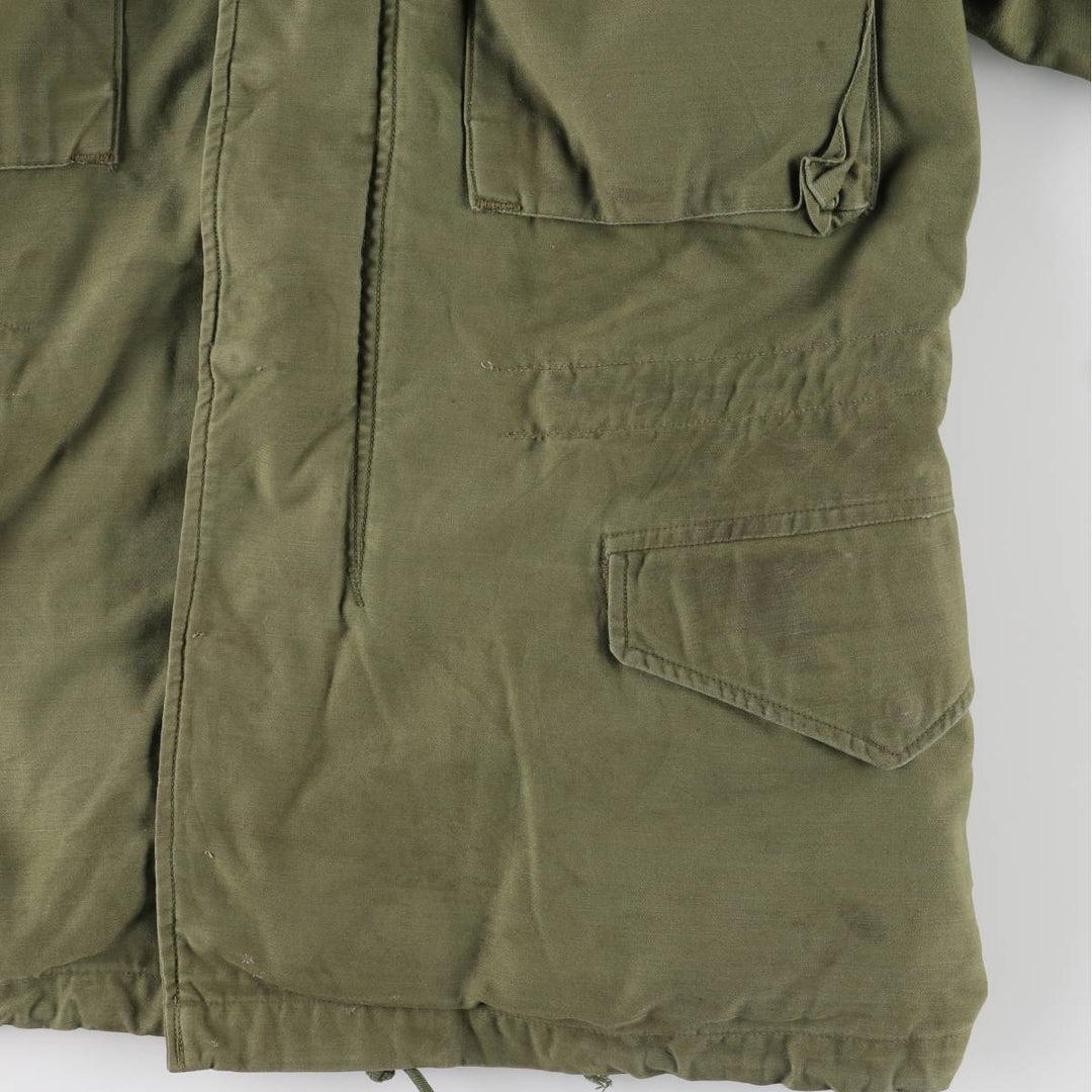 Vintage 1970'S US Army M-65 2nd Class Military Field Jacket, Men's Size Medium unclear Khaki type Vintage Second Hand