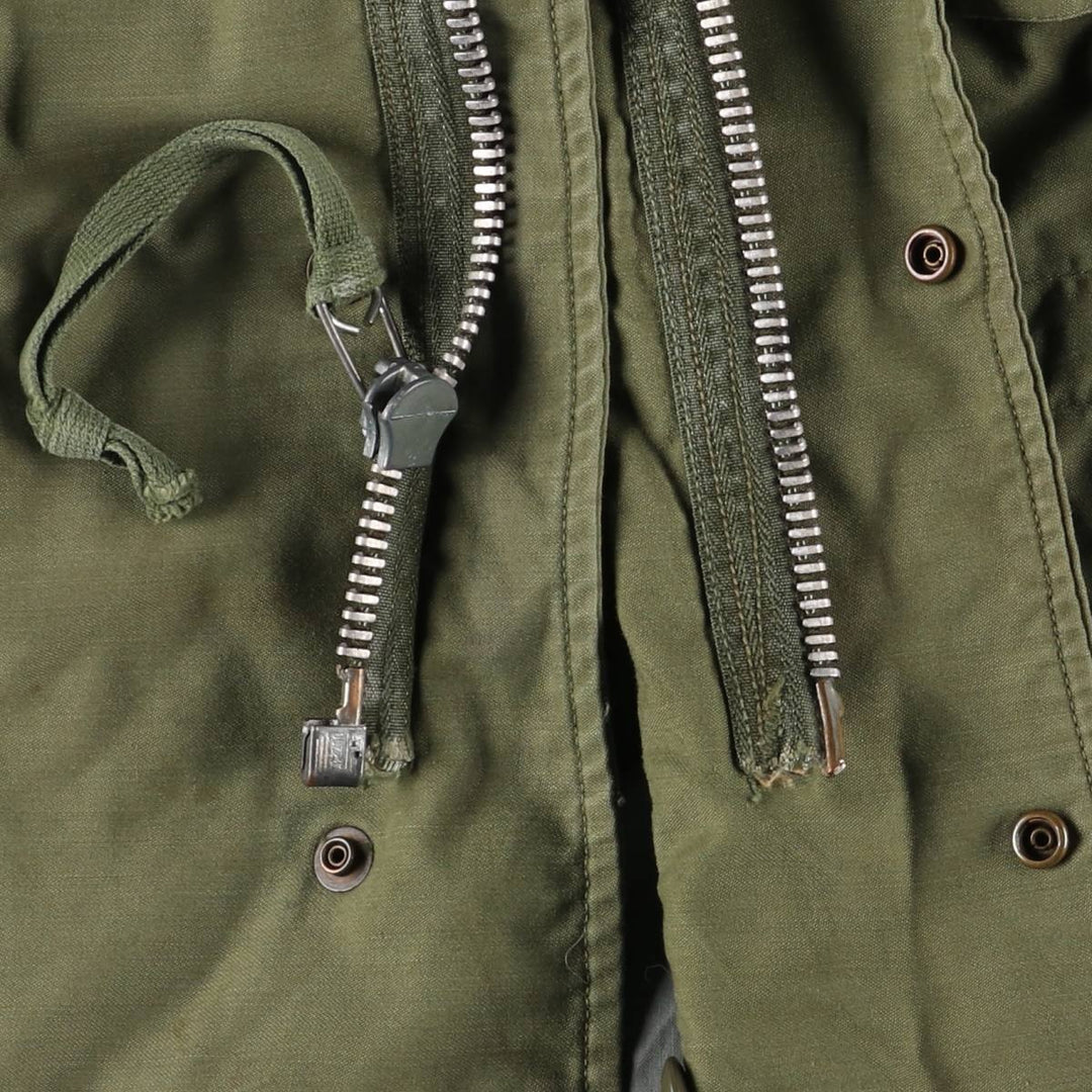 Vintage 1970'S US Army M-65 2nd Class Military Field Jacket, Men's Size Medium unclear Khaki type Vintage Second Hand