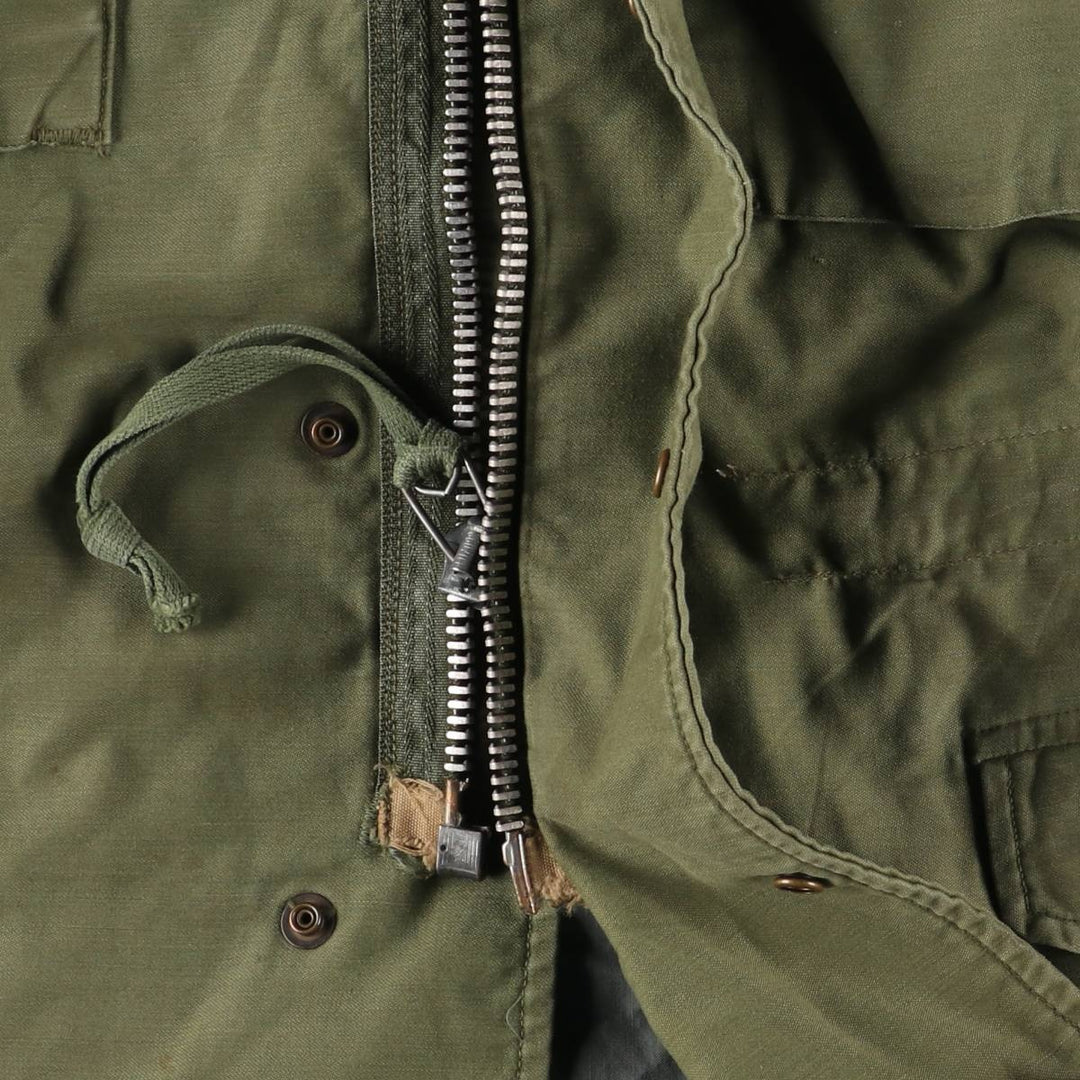 Vintage 1970'S US Army M-65 2nd Class Military Field Jacket, Men's Size Medium unclear Khaki type Vintage Second Hand