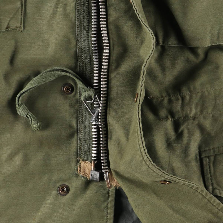 Vintage 1970'S US Army M-65 2nd Class Military Field Jacket, Men's Size Medium unclear Khaki type Vintage Second Hand