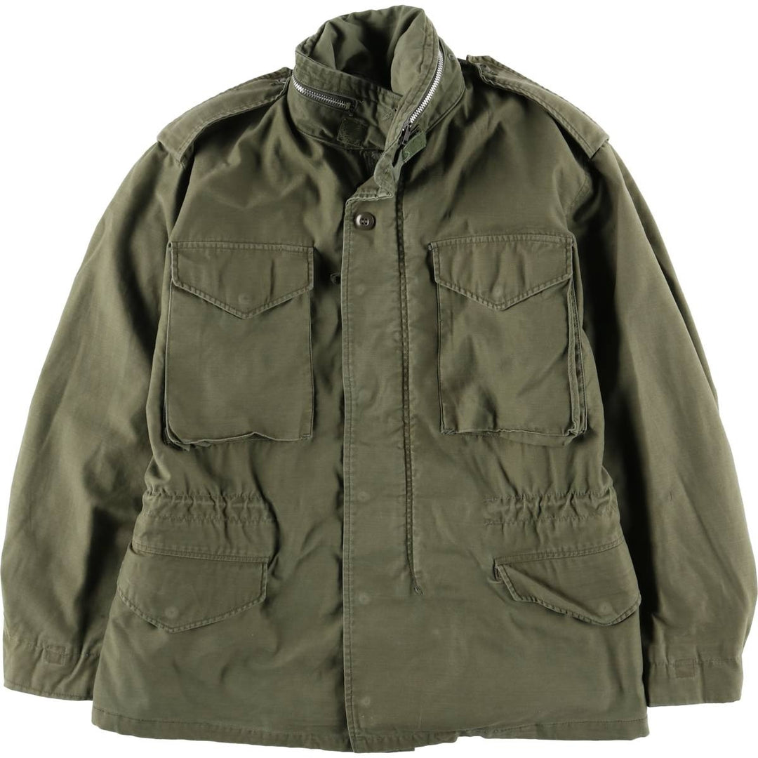 Vintage 1960s-1970'S US Army M-65 2nd Class Military Field Jacket, Men's Size Medium unclear Khaki type Vintage Second Hand
