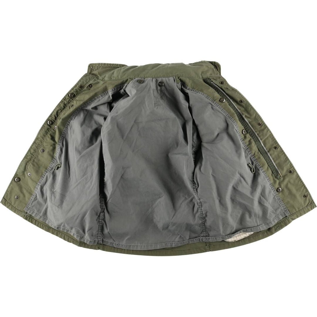 Vintage 1960s-1970'S US Army M-65 2nd Class Military Field Jacket, Men's Size Medium unclear Khaki type Vintage Second Hand