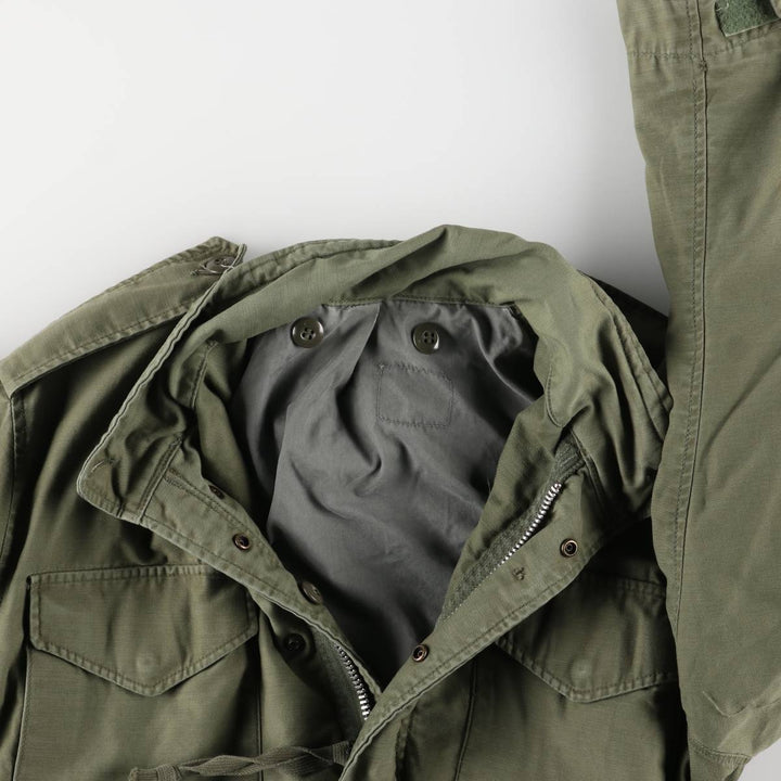 Vintage 1960s-1970'S US Army M-65 2nd Class Military Field Jacket, Men's Size Medium unclear Khaki type Vintage Second Hand