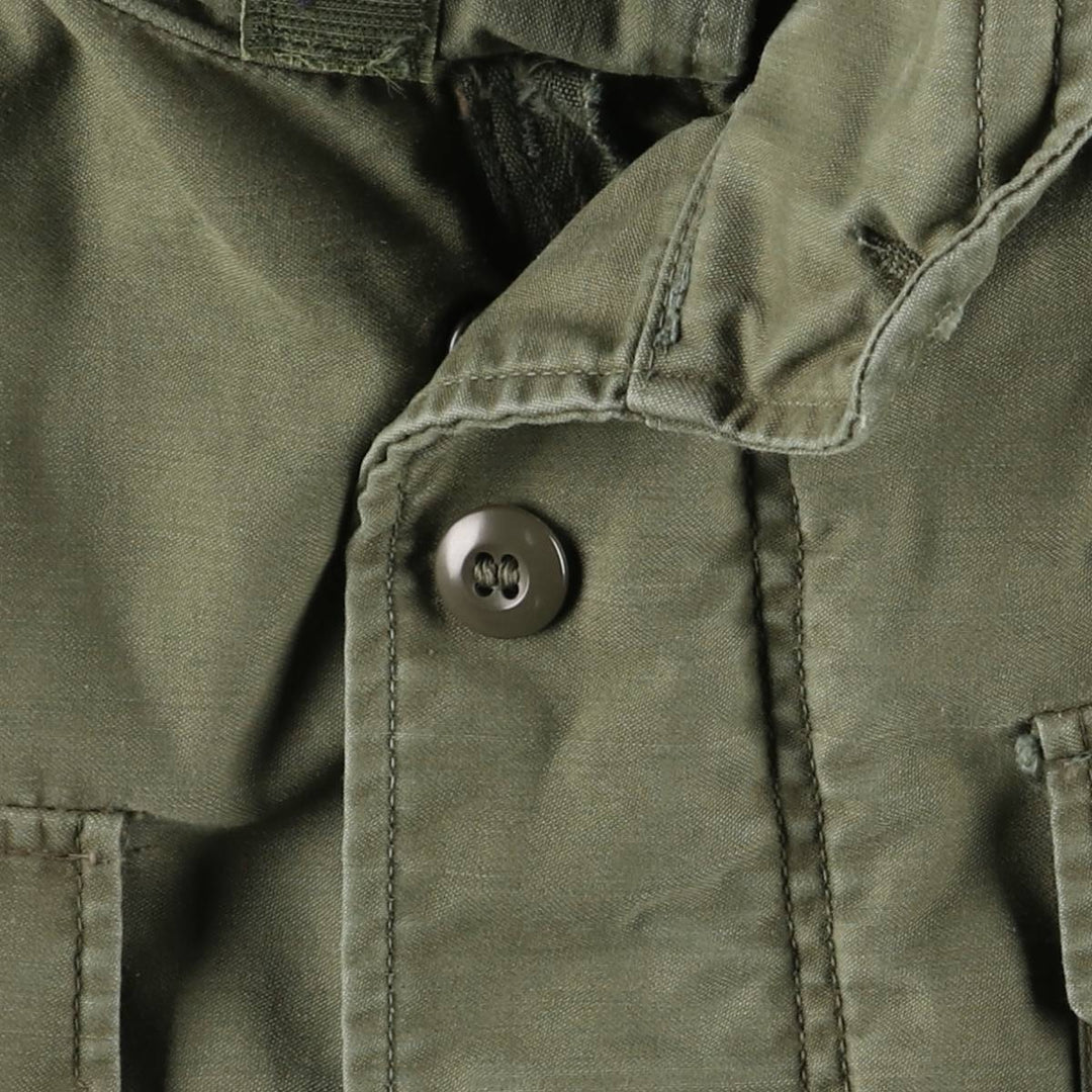 Vintage 1960s-1970'S US Army M-65 2nd Class Military Field Jacket, Men's Size Medium unclear Khaki type Vintage Second Hand
