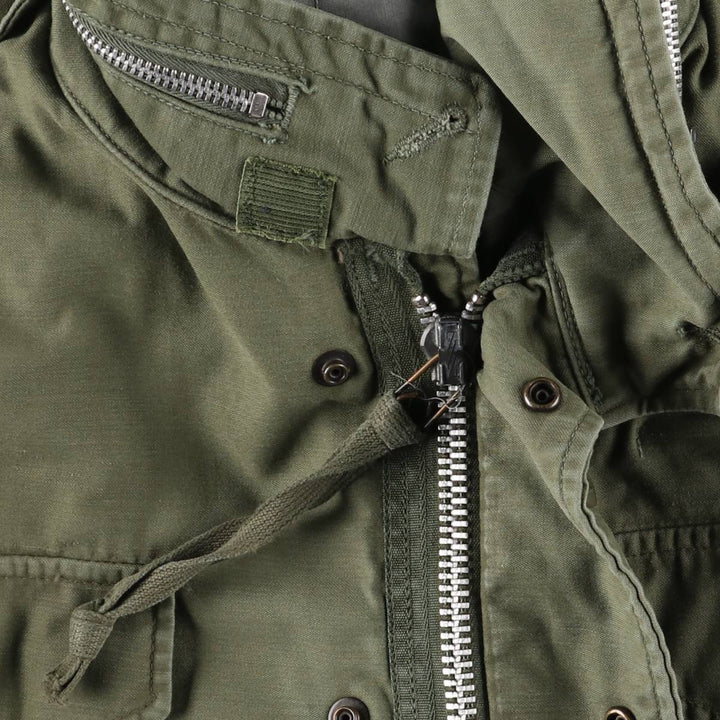 Vintage 1960s-1970'S US Army M-65 2nd Class Military Field Jacket, Men's Size Medium unclear Khaki type Vintage Second Hand