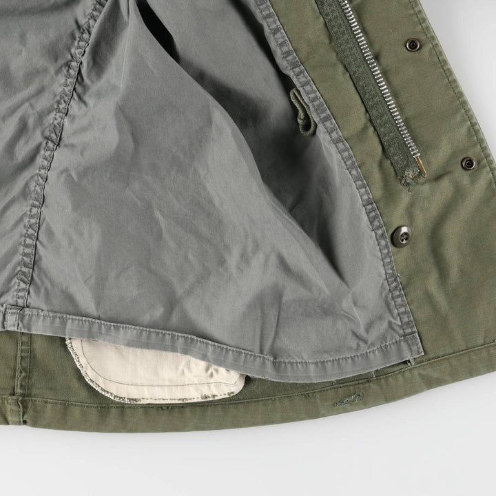 Vintage 1960s-1970'S US Army M-65 2nd Class Military Field Jacket, Men's Size Medium unclear Khaki type Vintage Second Hand