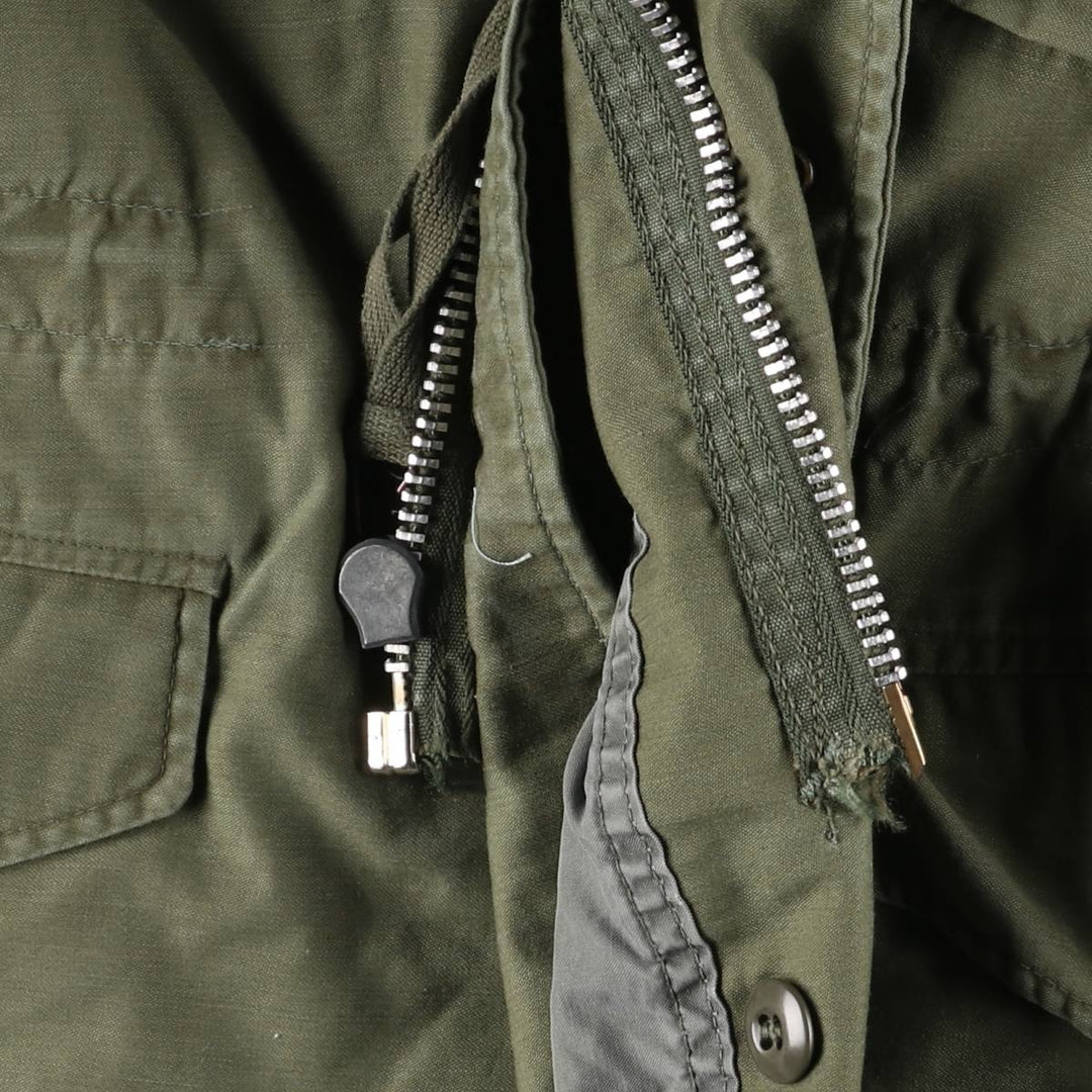 Vintage 1960s-1970'S US Army M-65 2nd Class Military Field Jacket, Men's Size Medium unclear Khaki type Vintage Second Hand