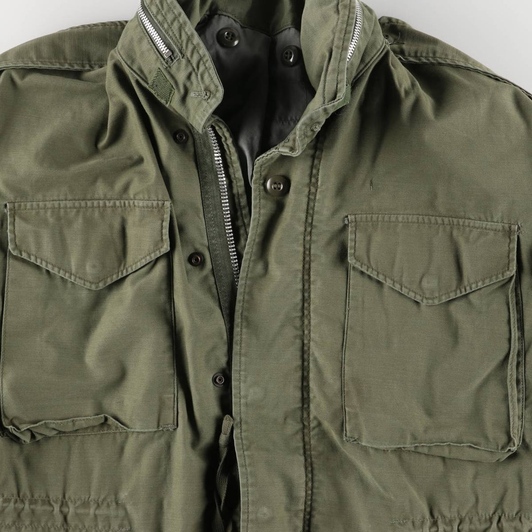 Vintage 1960s-1970'S US Army M-65 2nd Class Military Field Jacket, Men's Size Medium unclear Khaki type Vintage Second Hand