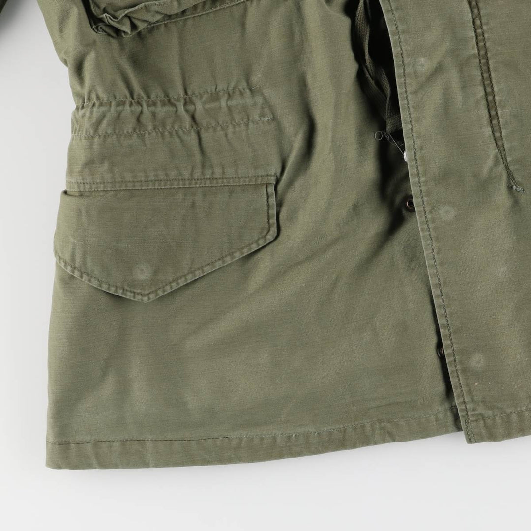 Vintage 1960s-1970'S US Army M-65 2nd Class Military Field Jacket, Men's Size Medium unclear Khaki type Vintage Second Hand