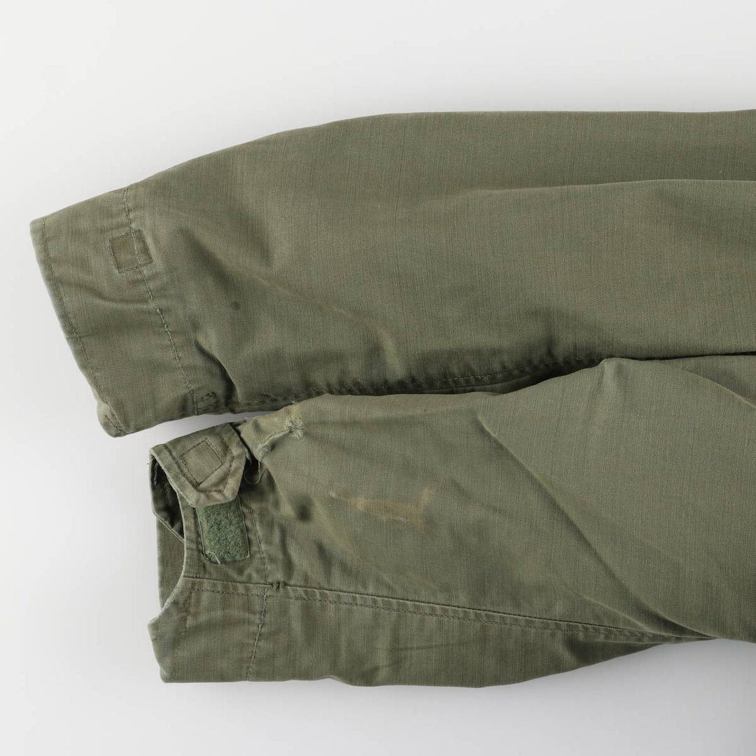 Vintage 1960s-1970'S US Army M-65 2nd Class Military Field Jacket, Men's Size Medium unclear Khaki type Vintage Second Hand