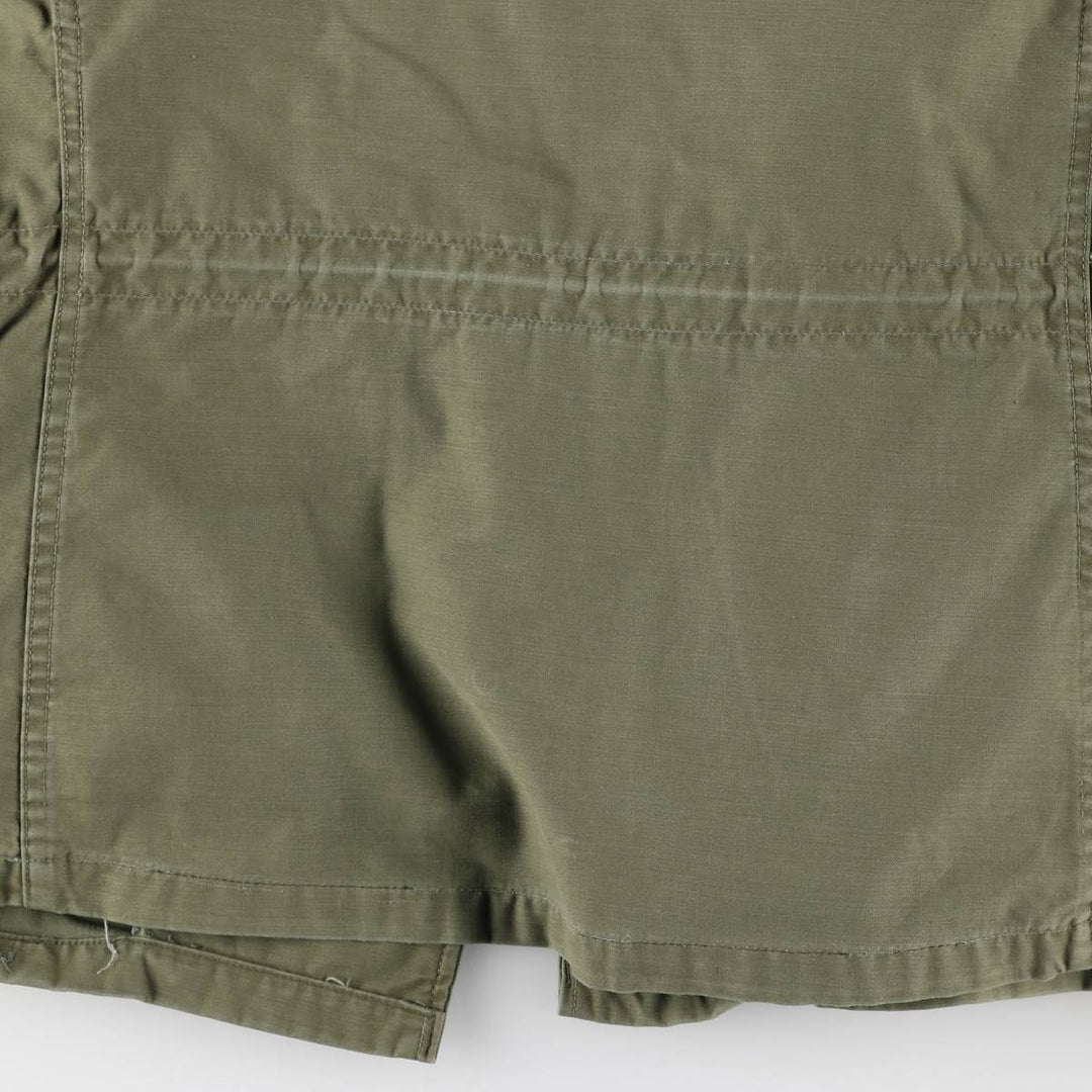 Vintage 1960s-1970'S US Army M-65 2nd Class Military Field Jacket, Men's Size Medium unclear Khaki type Vintage Second Hand