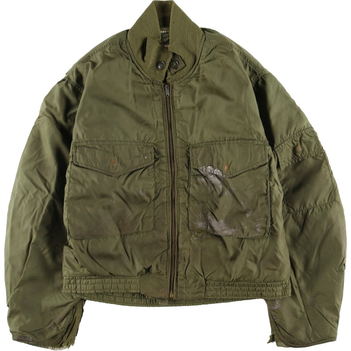 1960'S US Navy G-8 WEP Military Flight Jacket, Made in USA, Size 42L, Men's Size L, Vintage unclear Khaki type Vintage Second Hand