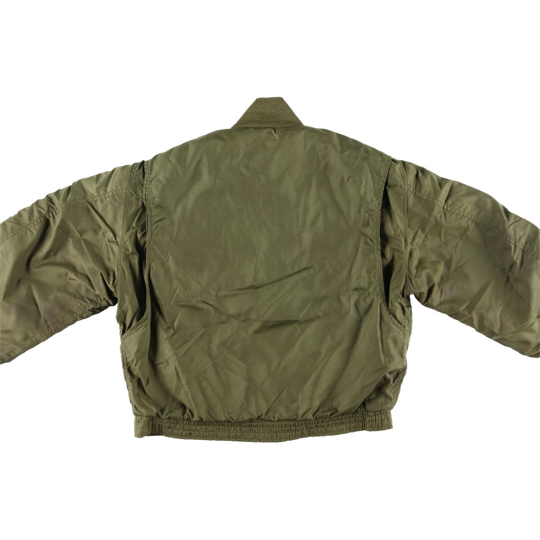 1960'S US Navy G-8 WEP Military Flight Jacket, Made in USA, Size 42L, Men's Size L, Vintage unclear Khaki type Vintage Second Hand