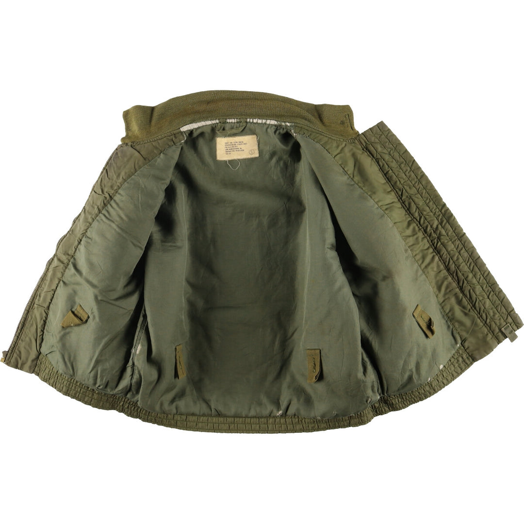1960'S US Navy G-8 WEP Military Flight Jacket, Made in USA, Size 42L, Men's Size L, Vintage unclear Khaki type Vintage Second Hand