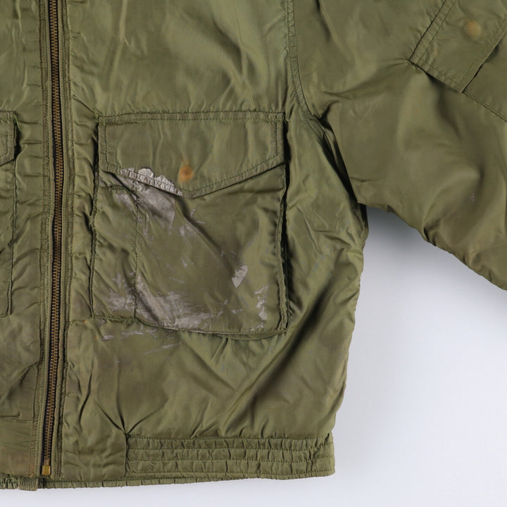 1960'S US Navy G-8 WEP Military Flight Jacket, Made in USA, Size 42L, Men's Size L, Vintage unclear Khaki type Vintage Second Hand