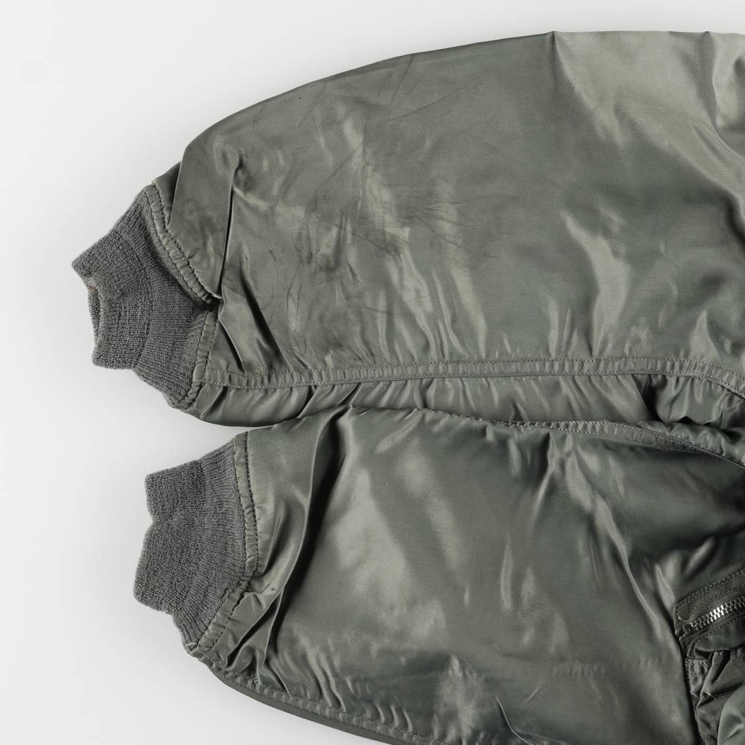 Vintage US Army L-2B Military Flight Jacket, Men's Size L unclear Khaki type Vintage Second Hand