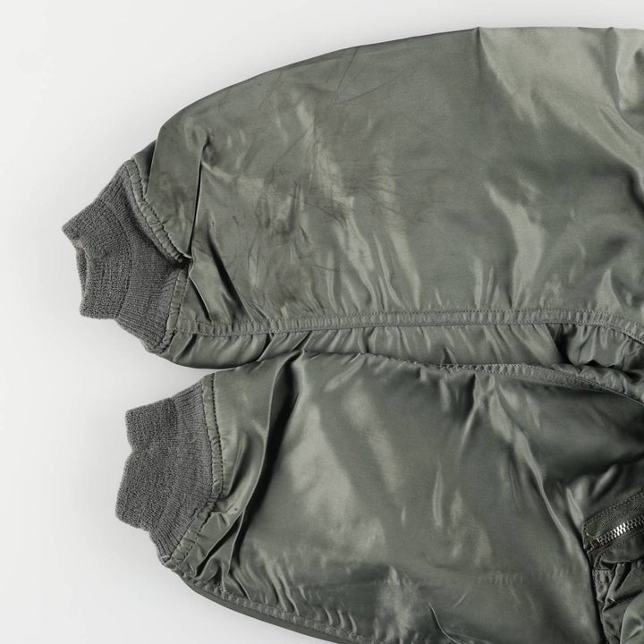 Vintage US Army L-2B Military Flight Jacket, Men's Size L unclear Khaki type Vintage Second Hand