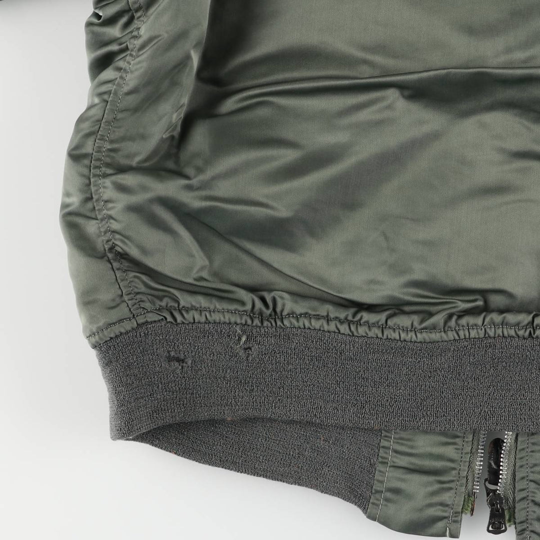 Vintage US Army L-2B Military Flight Jacket, Men's Size L unclear Khaki type Vintage Second Hand