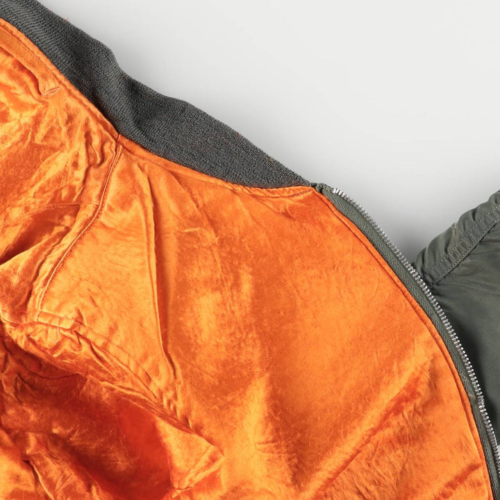 Vintage US Army L-2B Military Flight Jacket, Men's Size L unclear Khaki type Vintage Second Hand