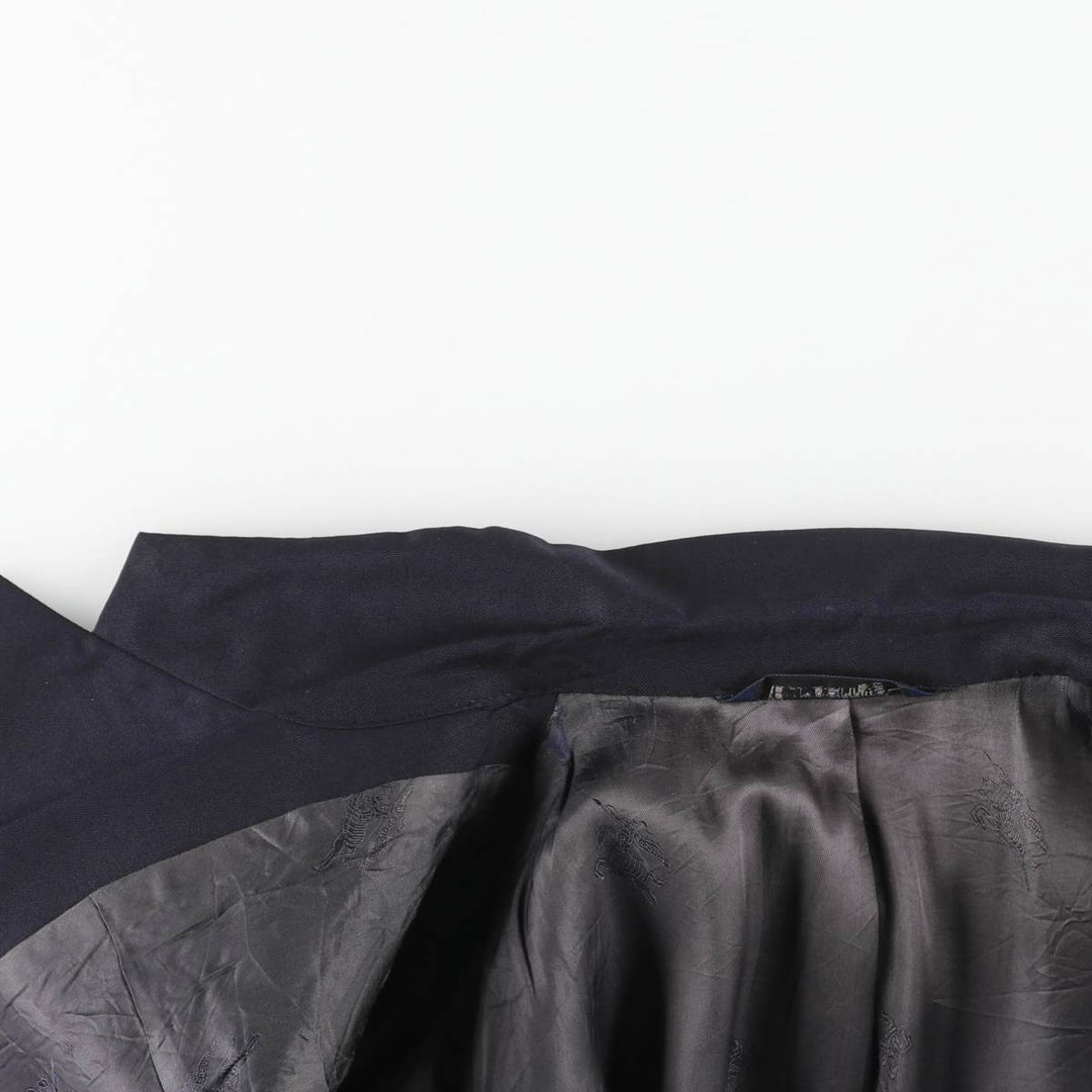 Burberry's wool tailored jacket, made in the USA, men's size M. wool navy blue type Vintage Second Hand