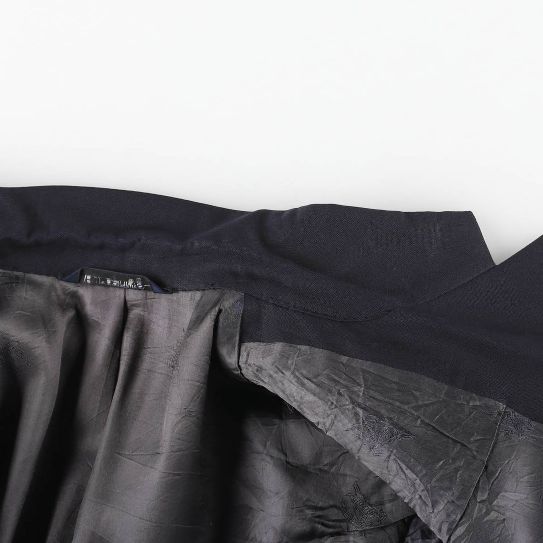 Burberry's wool tailored jacket, made in the USA, men's size M. wool navy blue type Vintage Second Hand