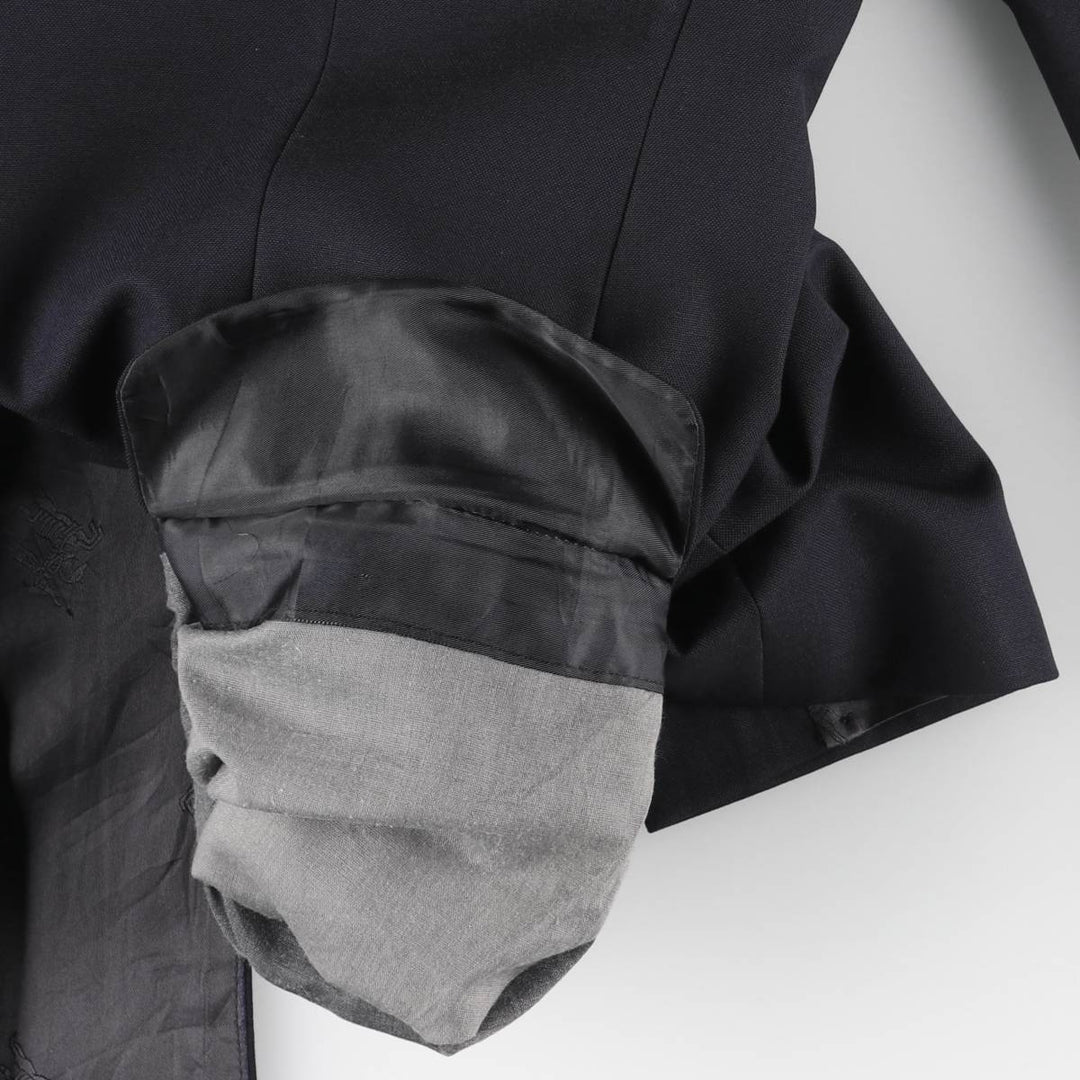 Burberry's wool tailored jacket, made in the USA, men's size M. wool navy blue type Vintage Second Hand