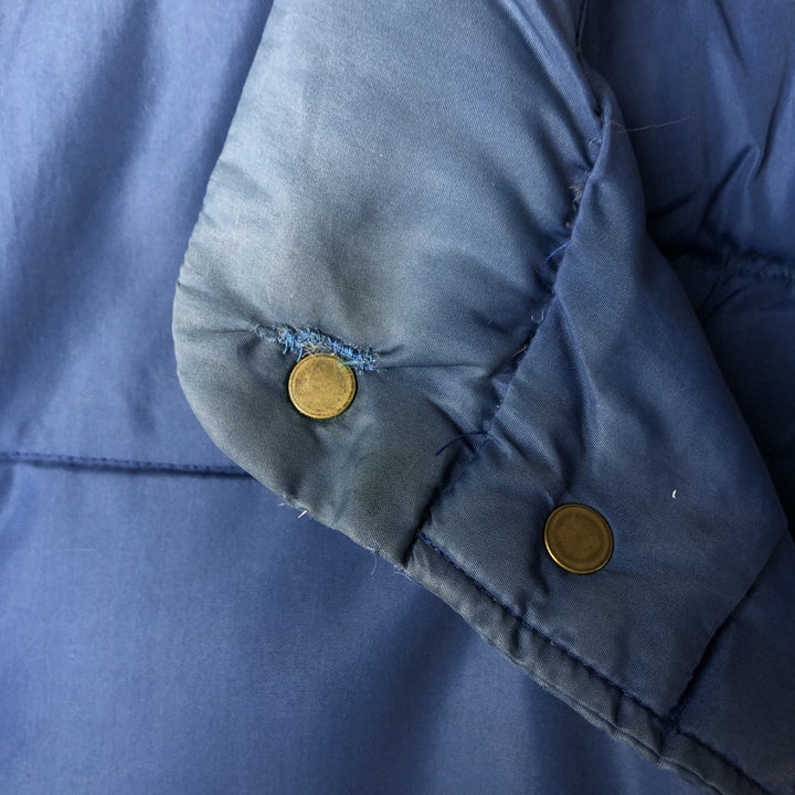 Special Price: 80s-90'S Vintage LL Bean Goose Down Vest, Men's Size L Nylon blue type Vintage Second Hand