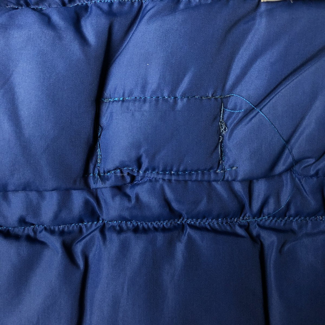 Special Price: 80s-90'S Vintage LL Bean Goose Down Vest, Men's Size L Nylon blue type Vintage Second Hand