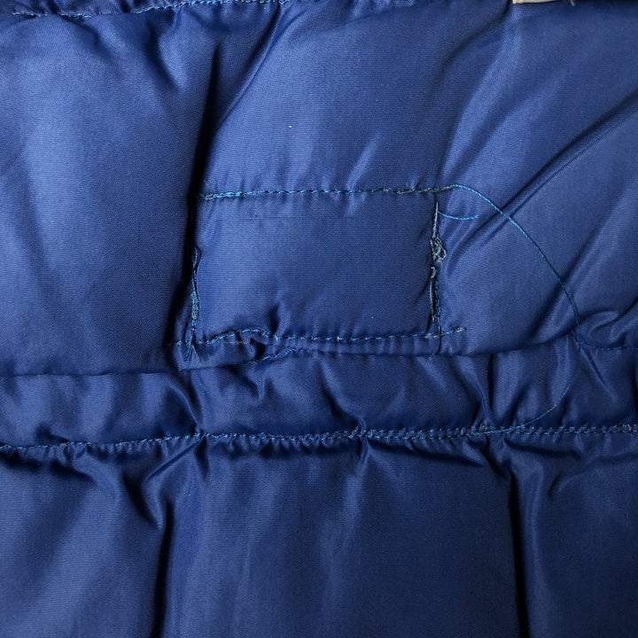 Special Price: 80s-90'S Vintage LL Bean Goose Down Vest, Men's Size L Nylon blue type Vintage Second Hand